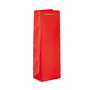 Saco para Garrafa Vermelho com Pega em Cordo - 123+78x360mm 10 un