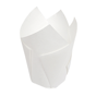 Cpsula Tulipa em Papel Branco para Muffin 30x45/65mm 5x200 un