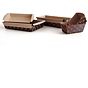 Molde em Carto para Forno Rectangular 100x100x30mm 630un