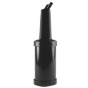 Frasco Plastico PEHD Preto 1L Fast Pouring The Bars 1 un