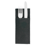 Guardanapo Airlaid 330x400mm Kangaroo Preto 14x50 un