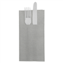 Guardanapo Double Point 390x400mm Kangaroo Cinzento 28x50 un