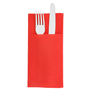 Guardanapo Airlaid 400x400mm Kangaroo Vermelho 14x50 un