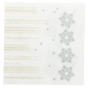 Guardanapo Double Point 330x330mm Snow 24x50 un