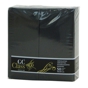 Guardanapo Airlaid 400x400mm Kangur 1/8 Preto 12x50 un