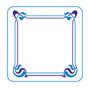 Base de Copos em cartolina absorvente 85x85mm Maxim Azul 12x500un