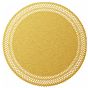 Naperon em Papel Rendado Dourado Circular 300 mm 100 un