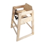 Cadeira de Madeira Natural para Crianas 510x510x740mm