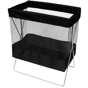 Cesto de Armazenamento de Objetos Pessoais Poliester Preto 410x270x510/390mm