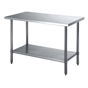 Mesa de Trabalho em Inox 2 Nveis 900x600x960mm