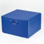 Caixa para Motas PEBD 85L 570x550x335mm Azul