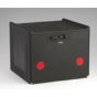 Caixa para Motas Parede Dupla LLDPE 90L 560x520x440mm Preto
