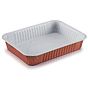 Forma de Aluminio Lacado Rectangular Bordo G 1360cc - R30G