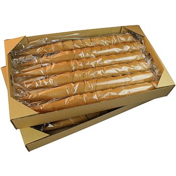 Cone de Baunilha Artesano 50 em Bandeja de Carto com Mangas 282un