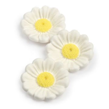 Conjunto de Margaridas pequenas em A��car 30mm Modecor 40 un