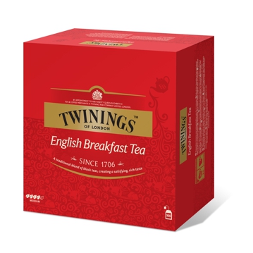 Ch� Preto Twinings English Breakfast 100 saquetas