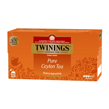 Ch� Preto Twinings Pure Ceylon 25 saquetas