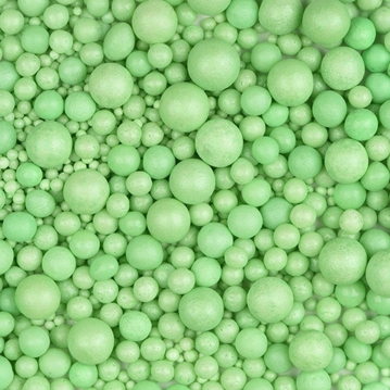 P�rolas de A��car Verde Tamanhos Diversos Modecor 100g