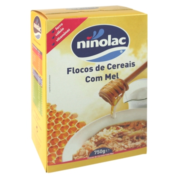 Flocos de Cereais com Mel Ninolac 750g