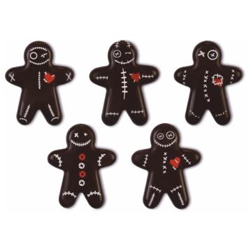 Decora��es de Chocolate Modecor -Boneco Gengibre Set 50mm 60 un
