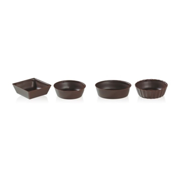 Dobla Botes d'assortiment - Petit four cup assortment dark 168 unit
