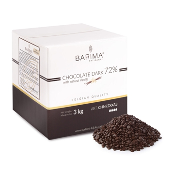 Cobertura de Chocolate Negro 72% Barbara Luijckx 10kg