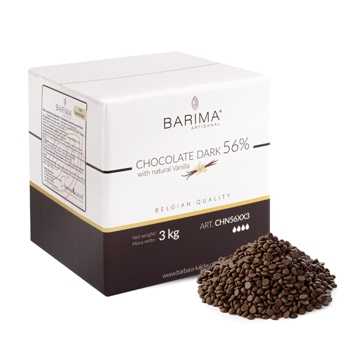 Cobertura de Chocolate Negro 56% Barbara Luijckx 10kg