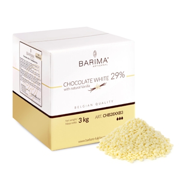 Cobertura de Chocolate Branco 29% Barbara Luijckx 10kg
