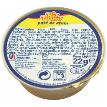 Pat� de Atum Rio Bravo 24x22g