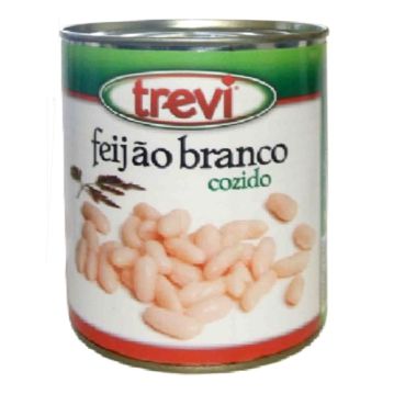 Feijo Branco Cozido Trevi Lata 2500g