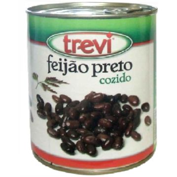 Feijo Preto Cozido Trevi Lata 820g