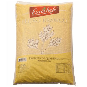 Feij�o Branco Extra Eurochefe 5kg