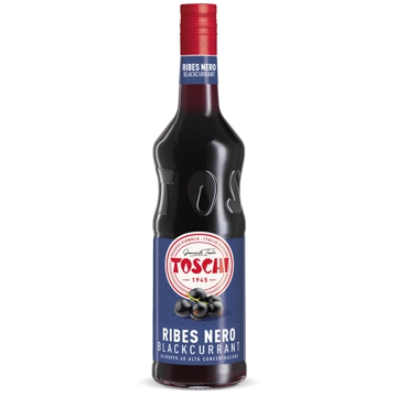 Syrup Cocktails e Long Drink Groselha preta Toschi 1L 1,32kg