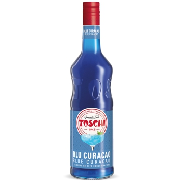 Syrup Cocktails e Long Drink Blu Curaao Toschi 1L 1,32kg
