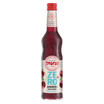 Syrup Cocktails e Long Drink Amarena Zero+ Toschi 560ml