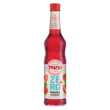 Syrup Cocktails e Long Drink Morango Zero+ Toschi 560ml