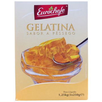 Gelatina P�ssego Eurochefe 5x250g