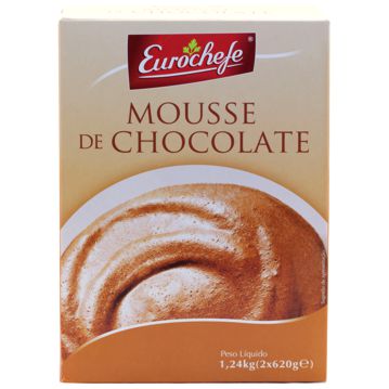 Mousse de Chocolate Eurochefe 2x620g