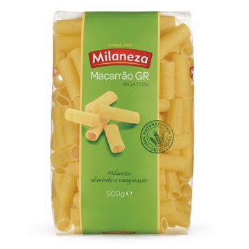 Massa Seca Macarro GR Rigatoni Milaneza 15x500g
