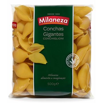 Massa Seca Conchas Gigantes Conchiglioni Milaneza 12x500g