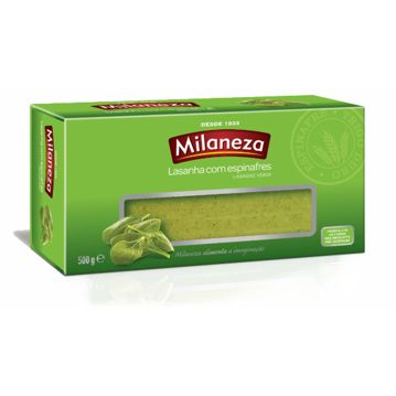 Massa Seca Lasanha com Espinafres Milaneza 10x500g
