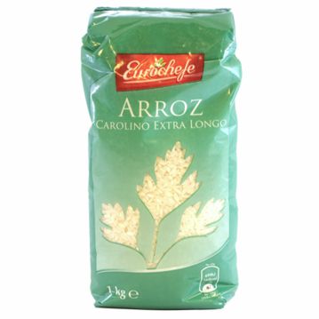 Arroz Longo Extra Carolino Eurochefe 1kg