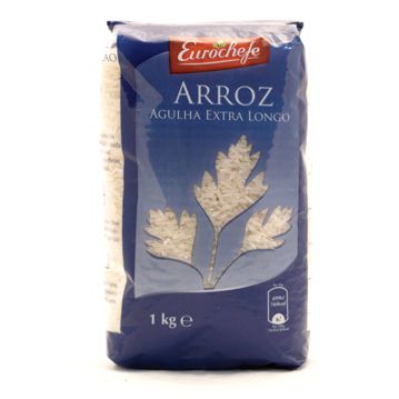 Arroz Longo Extra Agulha Eurochefe 1kg