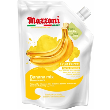 Purs de Fruta Mazzoni Banana Ma 1kg