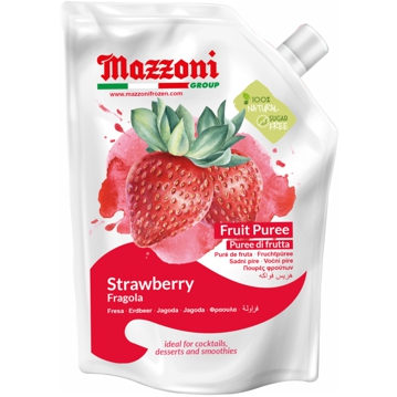 Purs de Fruta Mazzoni Morango 1kg