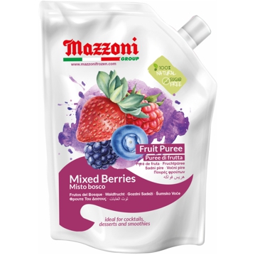 Purs de Fruta Mazzoni Frutos do Bosque 1kg