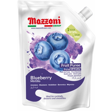 Purs de Fruta Mazzoni Mirtilo 1kg