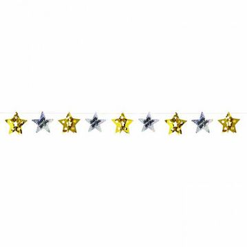 Guirnalda Estrelas Happy New Year 180x3050mm