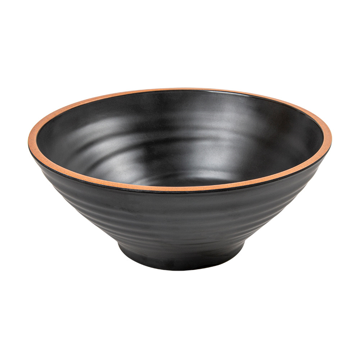 Tigela Melamina Preto 233x97mm 1600ml 6 un