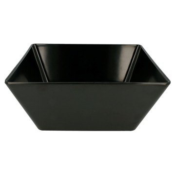 Tigela Oval Melamina Preto 3700ml 240x240x100mm 6 un